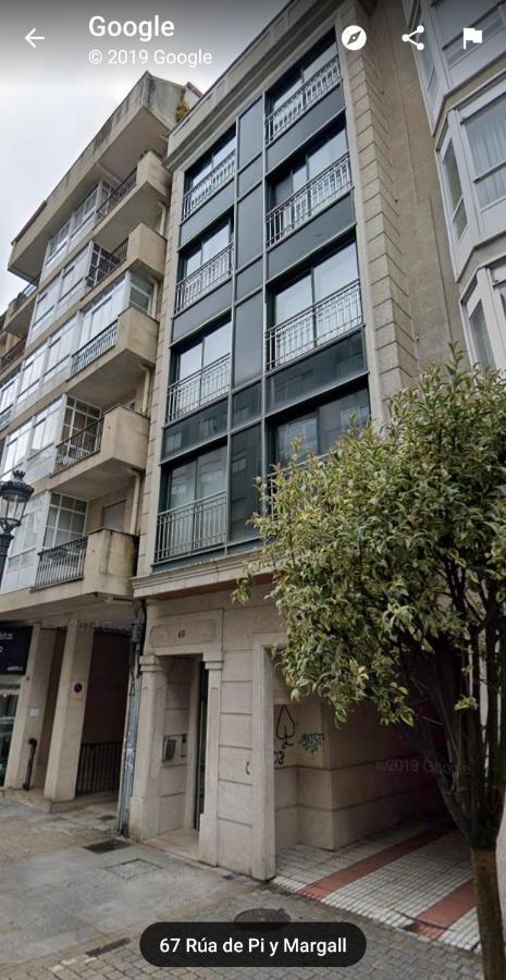 Estudio Centrico Con Garaje Y Vistas Al Mar. Vigo Bagian luar foto